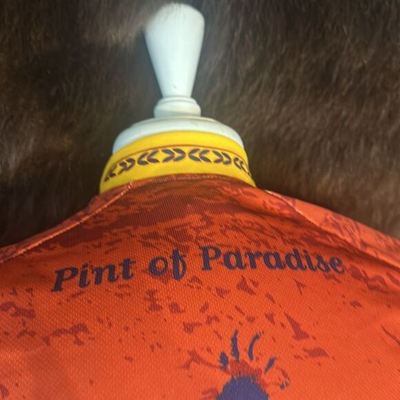 Canari Orange and Yellow Cycling Jersey XL (BK1) - Picture 6 of 6